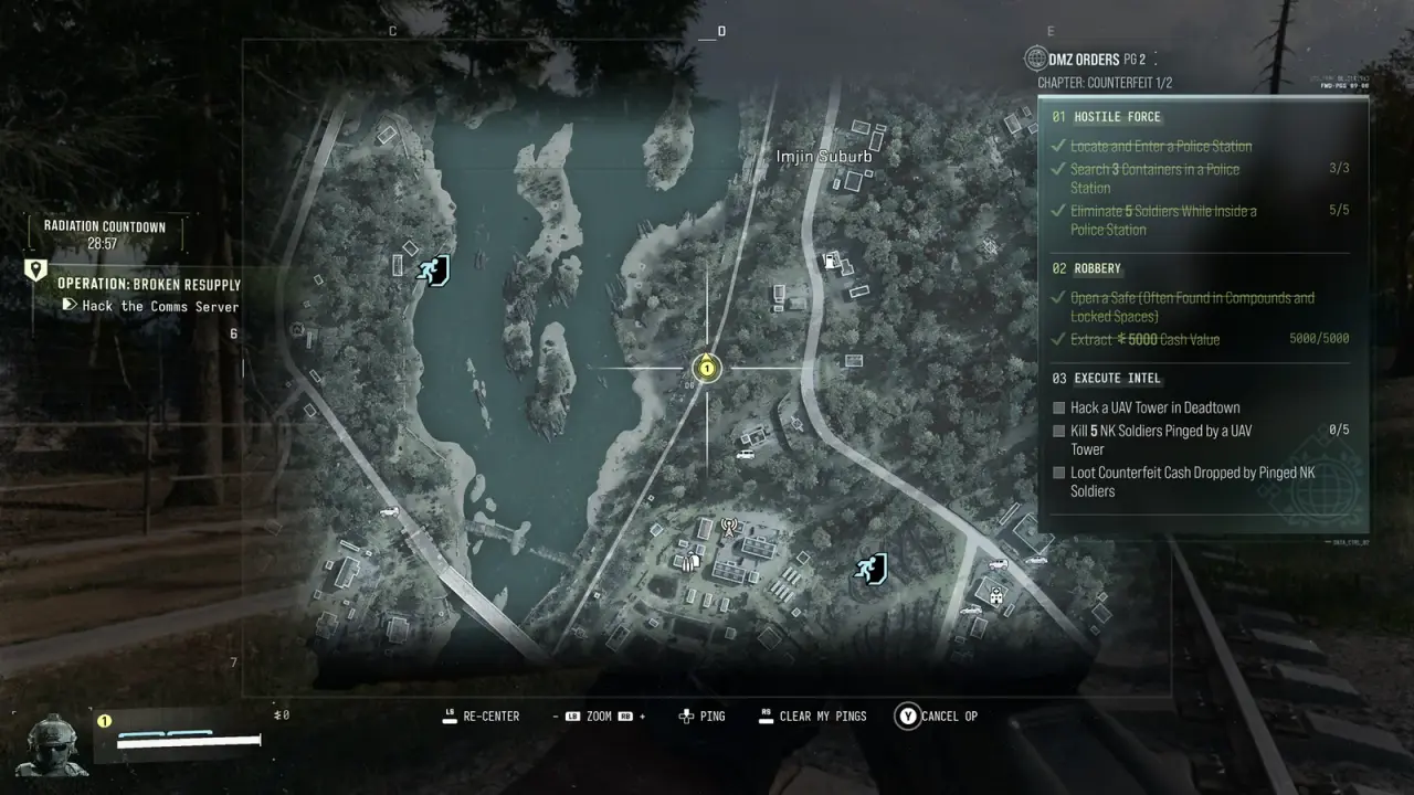 exfil map in Modern Warfare 4